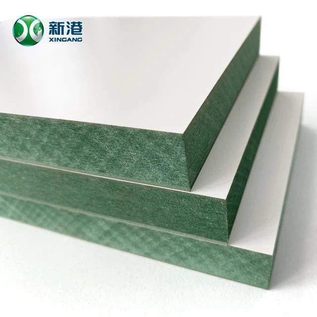 12 /15 /18 mm HMR MDF Bwrdd MDF Melamin Gwrth Ddŵr Gwyrdd 1220x2440X18mm,1830x3660X18mm