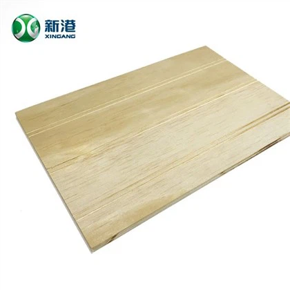 XinGang 1220*2440*9mm/18mm Pren haenog pinwydd wedi'i slotio i'w haddurno
