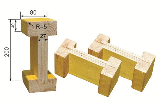 Construction Material H20 Prefabricated Timber Formwork Beams Plywood Top Grade
